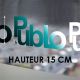 Adhésif lettre découpé hauteur 15 cm