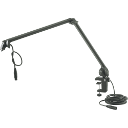 Bras articulé pour micro + câble XLR