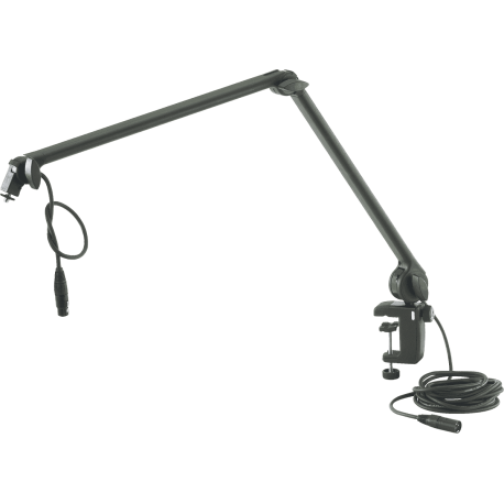 Bras articulé pour micro + câble XLR