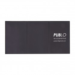 Porte carte grise PVC gomme