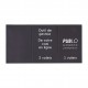Porte carte grise PVC gomme