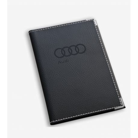 Porte carte grise cuir