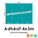 Adhésif 4x3m (3 ou 4 morceaux)